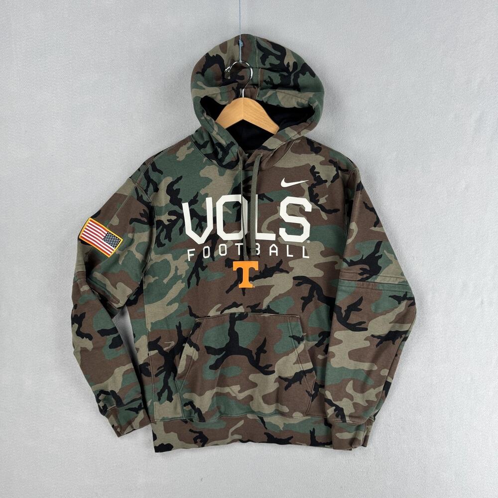 Nike Tennessee Volunteers Sweatshirt Mens Medium Camo Hoodie NCAA Football VOLS